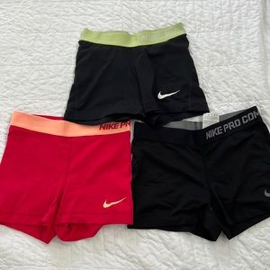 Nike Pro spandex shorts